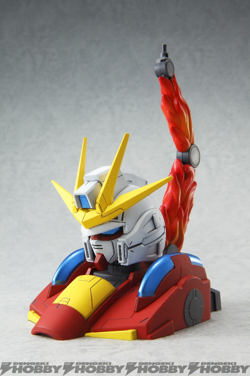 1/48 Build Burning Gundam Head Display Base