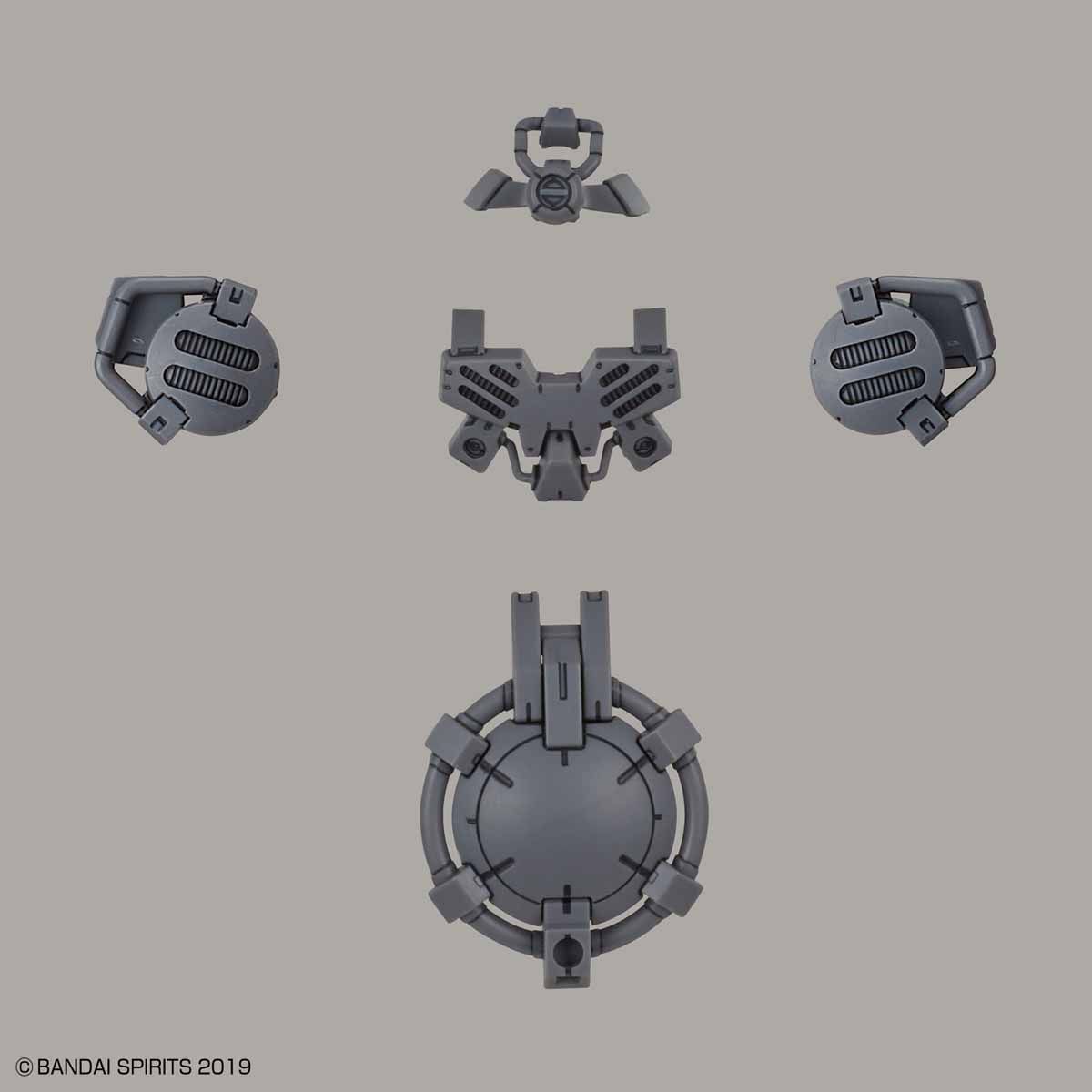 30MM 1/144 Option Armor for Special Squad (Portanova Exclusive/Light Gray)