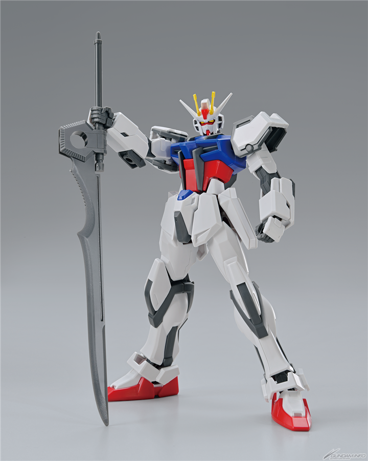 EG Strike Gundam (Grand Slam Equipped Type) & Mini Gunpla GOOhN (Brown)/ZnO (Green)