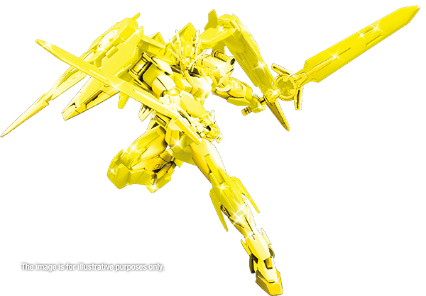 HGBD GN-0000DVR/A Gundam 00 Diver Ace (Gold Plated Ver.)