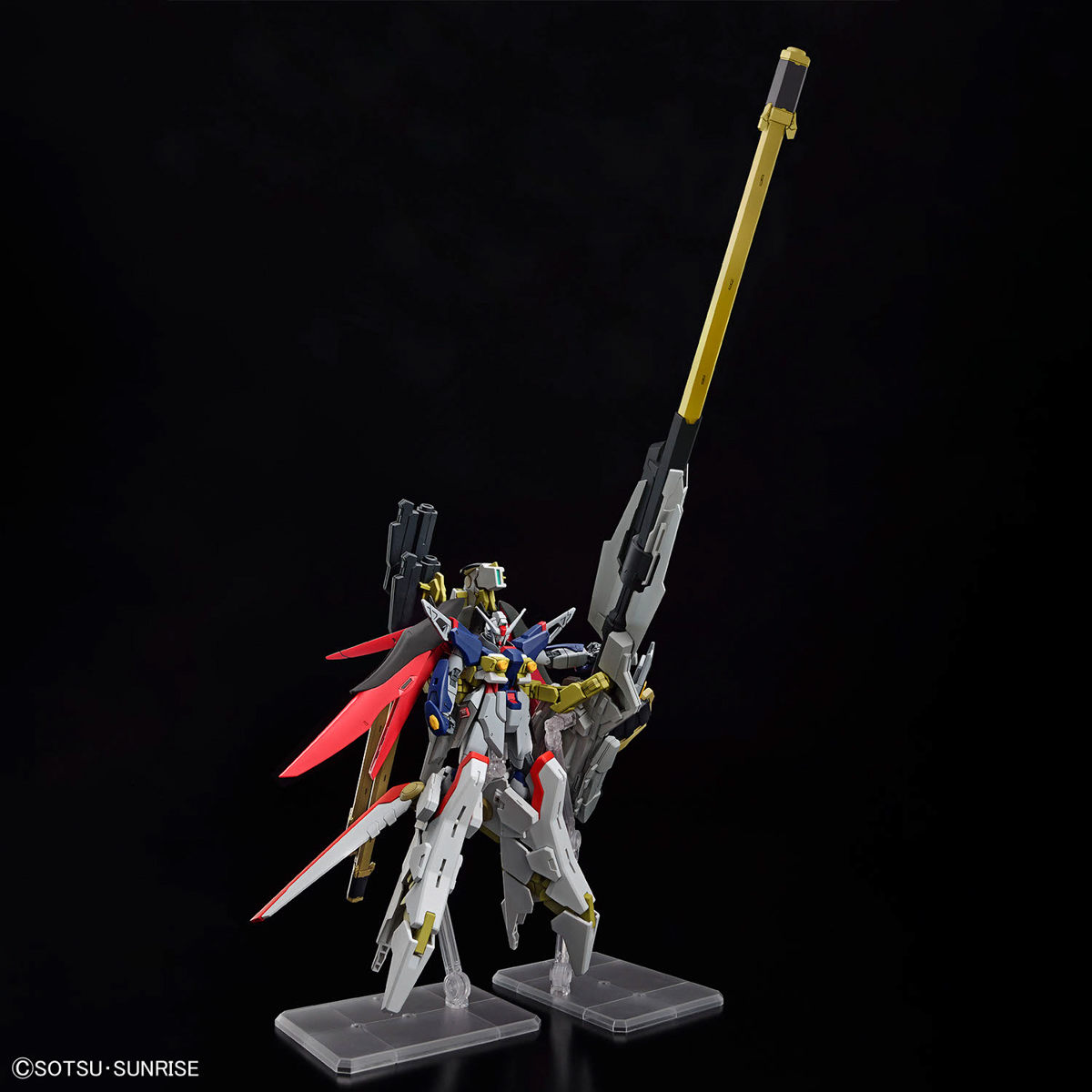 HGCE ZGMF/A-42S2 Destiny Gundam Spec II & A-GXQ754/V2 Zeus Silhouette